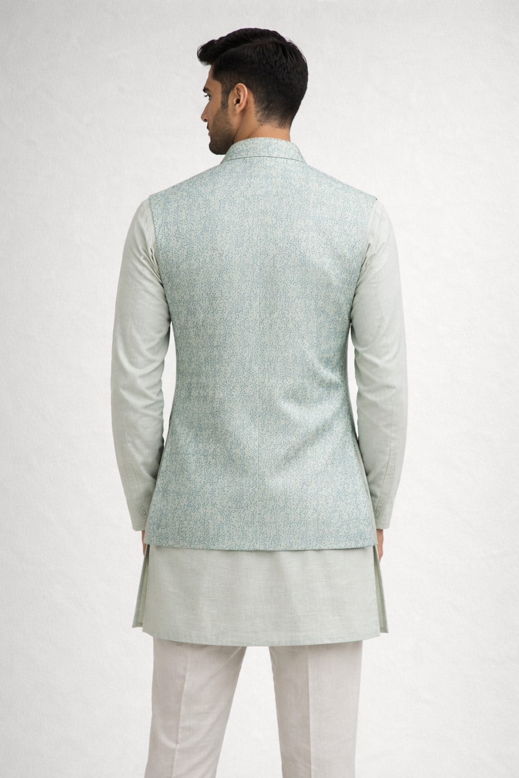 Royal Silk Nehru Jacket for Men