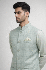 Royal Silk Nehru Jacket for Men