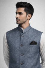 Royal Silk Nehru Jacket for Men