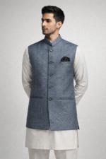 Royal Silk Nehru Jacket for Men