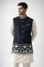 Z Black Lachaka Silk Nehru Jacket